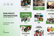 Nonprofit Social Media Marketing Kit, a Social Media Template by thedesignsource (Thumbnail 2 of 5)