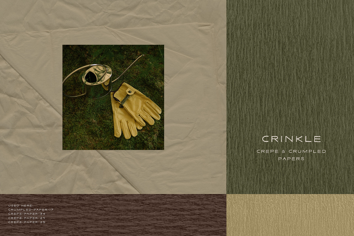 Crinkle - Crepe & Crumpled Papers, a Texture Graphic by alonahaidash (Photo 2 of 19)