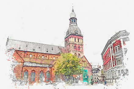 The Dome Cathedral in Riga