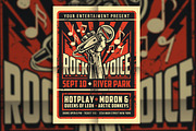 Rock Voice Concert, a Flyer Template by Muhamad Iqbal hidayat (Thumbnail 1 of 3)