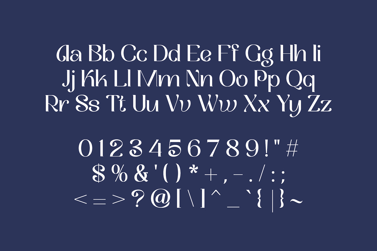 Lavendish - Modern Sans Serif Font, a Sans Serif Font by Pikgura (Photo 2 of 6)