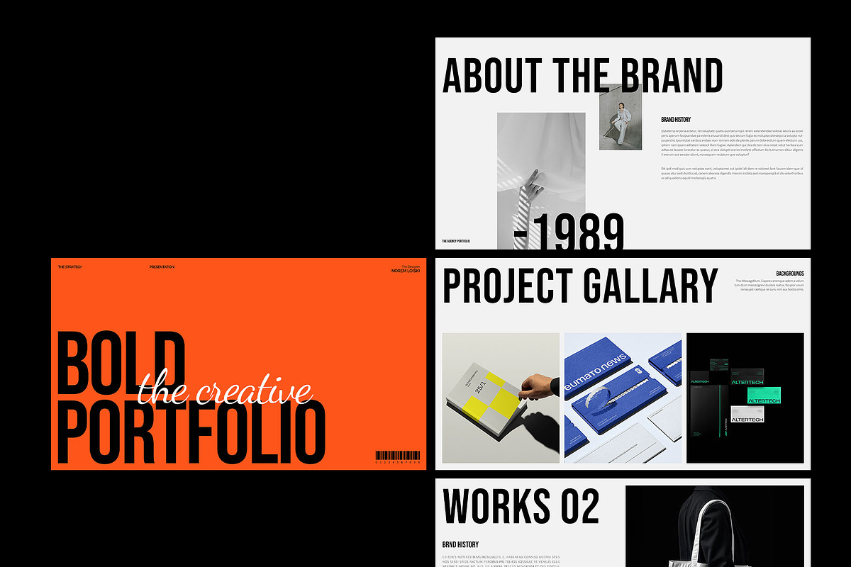 Creative Studio Portfolio Template, a Presentation Template by Devators (Photo 6 of 7)