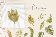 SALE! Watercolor COZY BOHO set, an Illustration by Tiana Geo (Thumbnail 7 of 8)