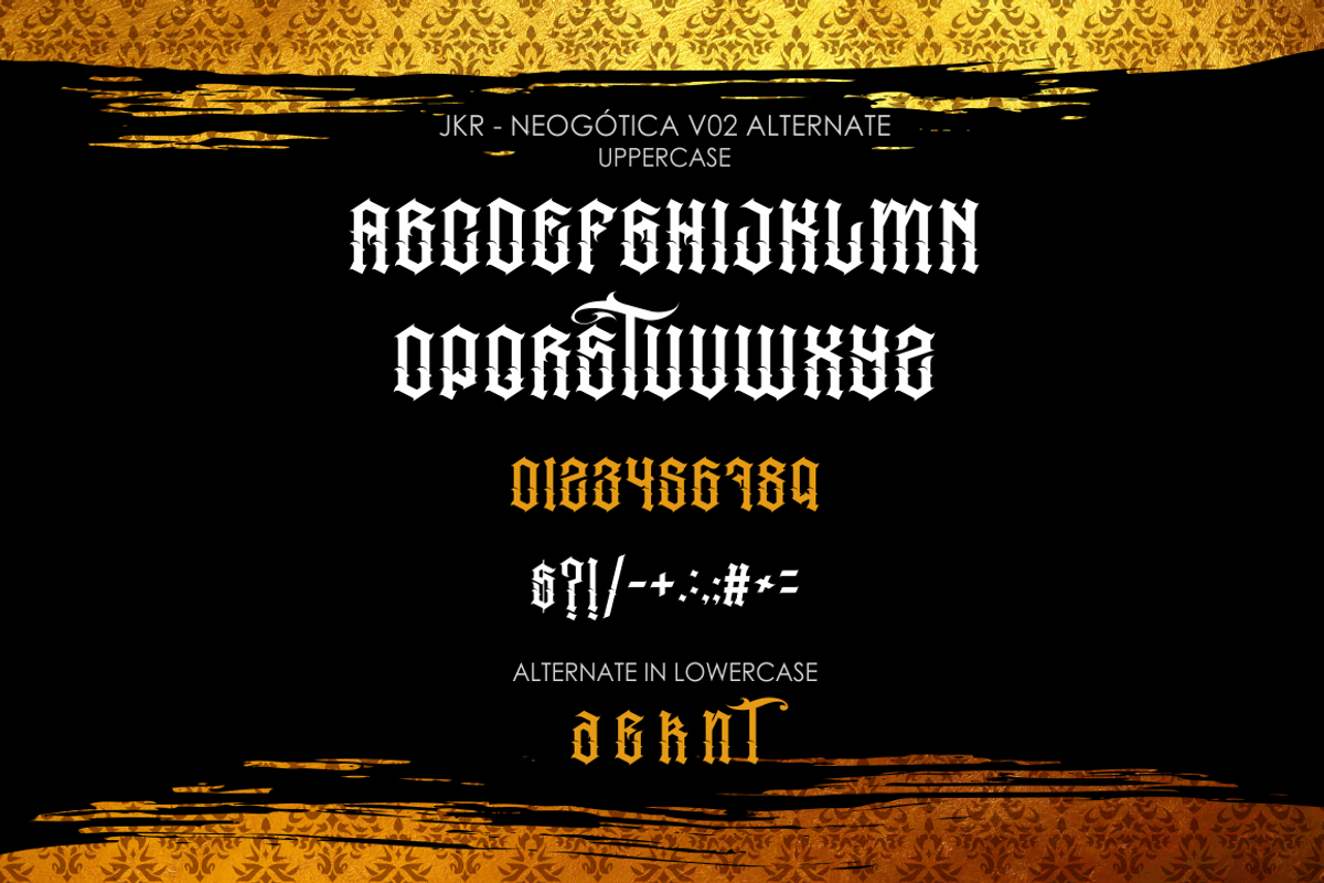 NEOGÓTICA, a Blackletter Font by jakejarkor (Photo 6 of 9)