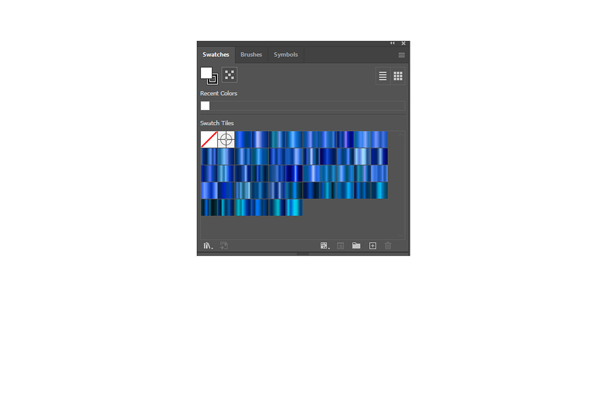 BLUE GRADIENTS COLOR PALETTE VECTOR, a Gradient Add-On by Juksy (Photo 2 of 2)