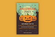Halloween Party Flyer, a Flyer Template by serapika (Thumbnail 1 of 3)