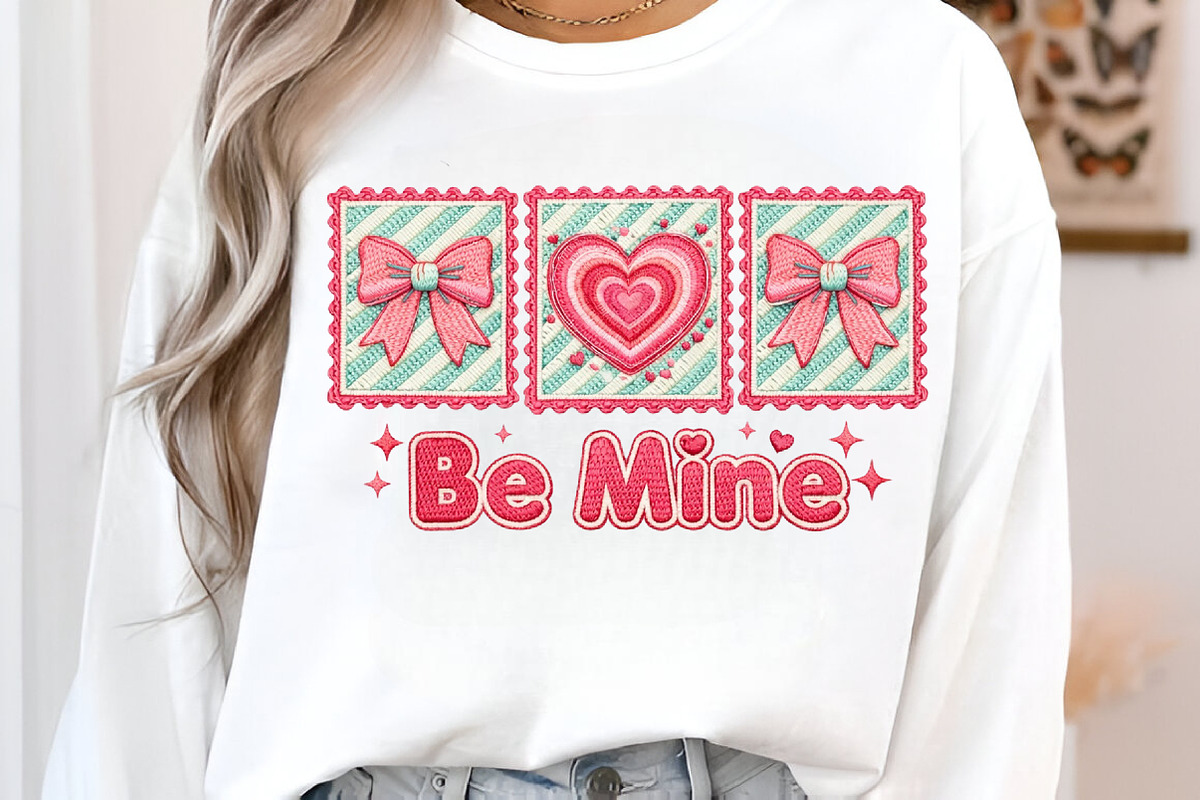 Be Mine Coquette Bow Valentine PNG, an Illustration by Libby Wishes (Photo 2 of 6)