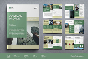 Company Profile Template, a Magazine Template by Haps Space
