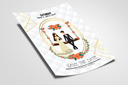 Save The Date Flyer Template, a Flyer Template by Psd Templates (Thumbnail 2 of 2)