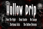 Hollow Drip, a Serif Font by Wow Magic (Thumbnail 9 of 9)