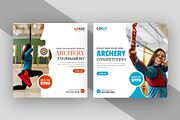 Archery Tournament Social Media Post, a Social Media Template by nandinigraphics (Thumbnail 2 of 2)