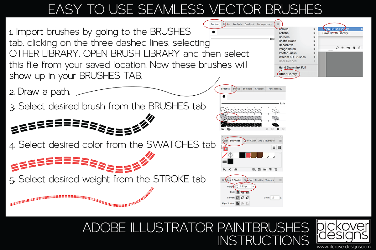 29 STANDARD SEWING MACHINE BRUSHES, a Brush Add-On by Pickover Designs (Photo 6 of 6)