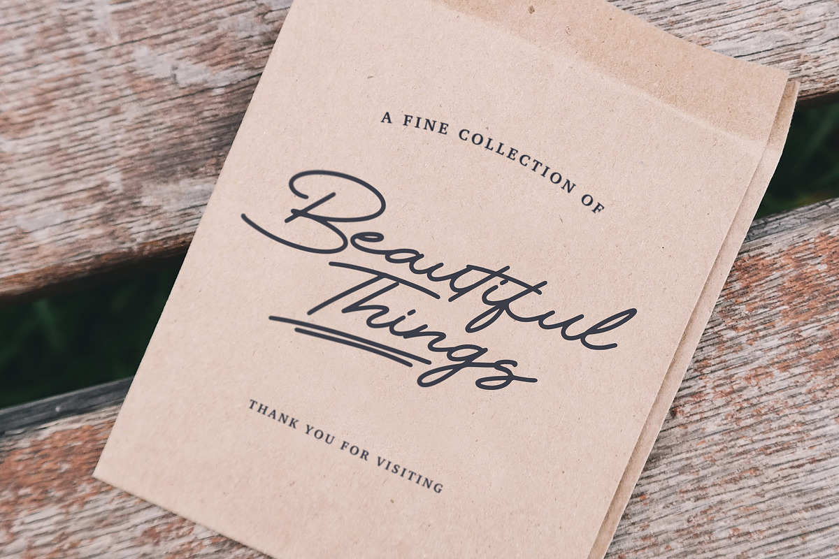 Spindrift Handwriting Script 4 Fonts preview 6
