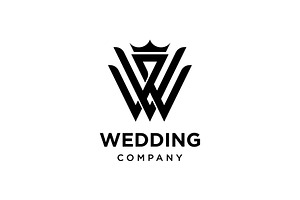 Letter WV Crown Logo, a Branding & Logo Template by Buqancreative