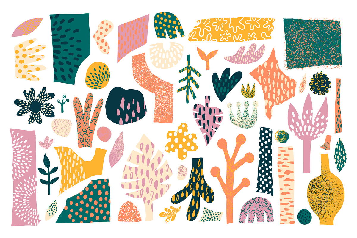 Abstract Cutout Shapes Bundle, an Object Graphic by MaNechaeva (Photo 14 of 24)