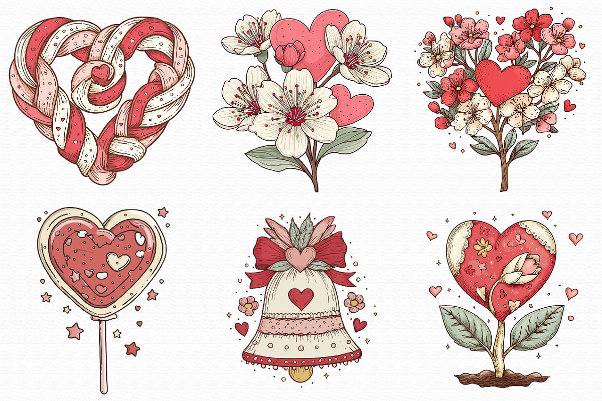 Whimsical Valentine Collection, an Illustration by Libby Wishes (Photo 4 of 5)