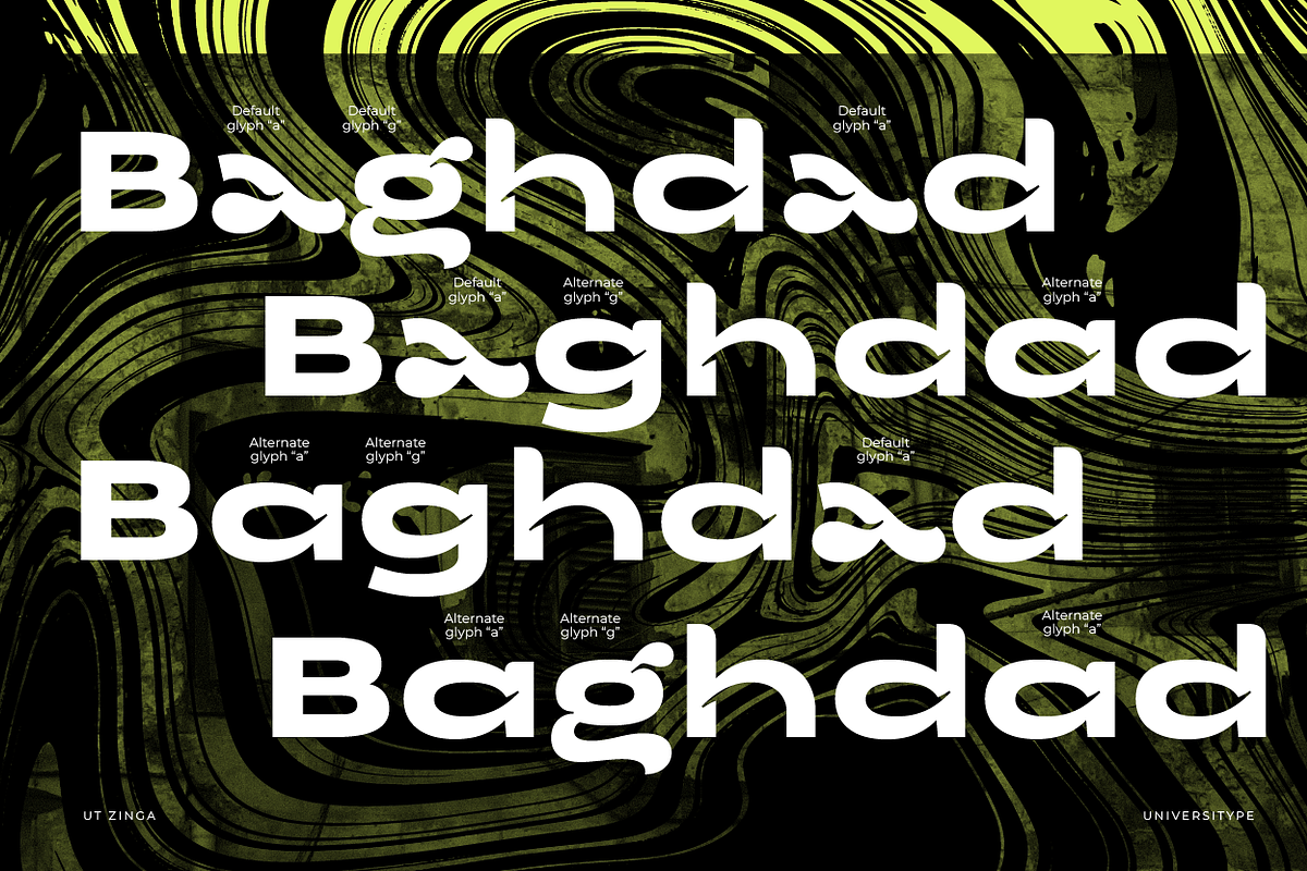 UT Zinga - A Stylish Expanded Font, a Sans Serif Font by Universitype (Photo 13 of 15)