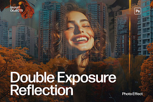 Double Exposure Reflection, a Layer Style Add-On by DesignerCandies