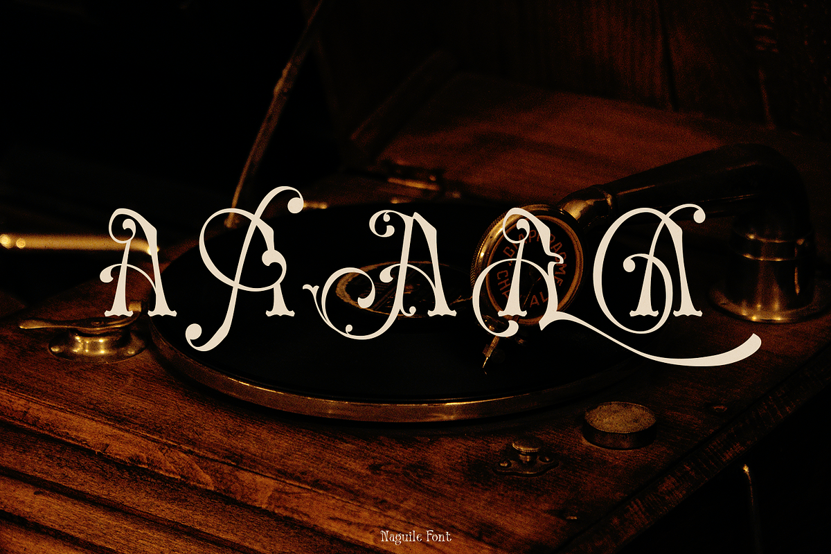 Naguile Display Serif, a Blackletter Font by TypeClassHeroes (Photo 10 of 10)