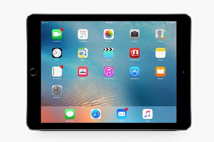 iPad Air Landscape PSD • Mockup