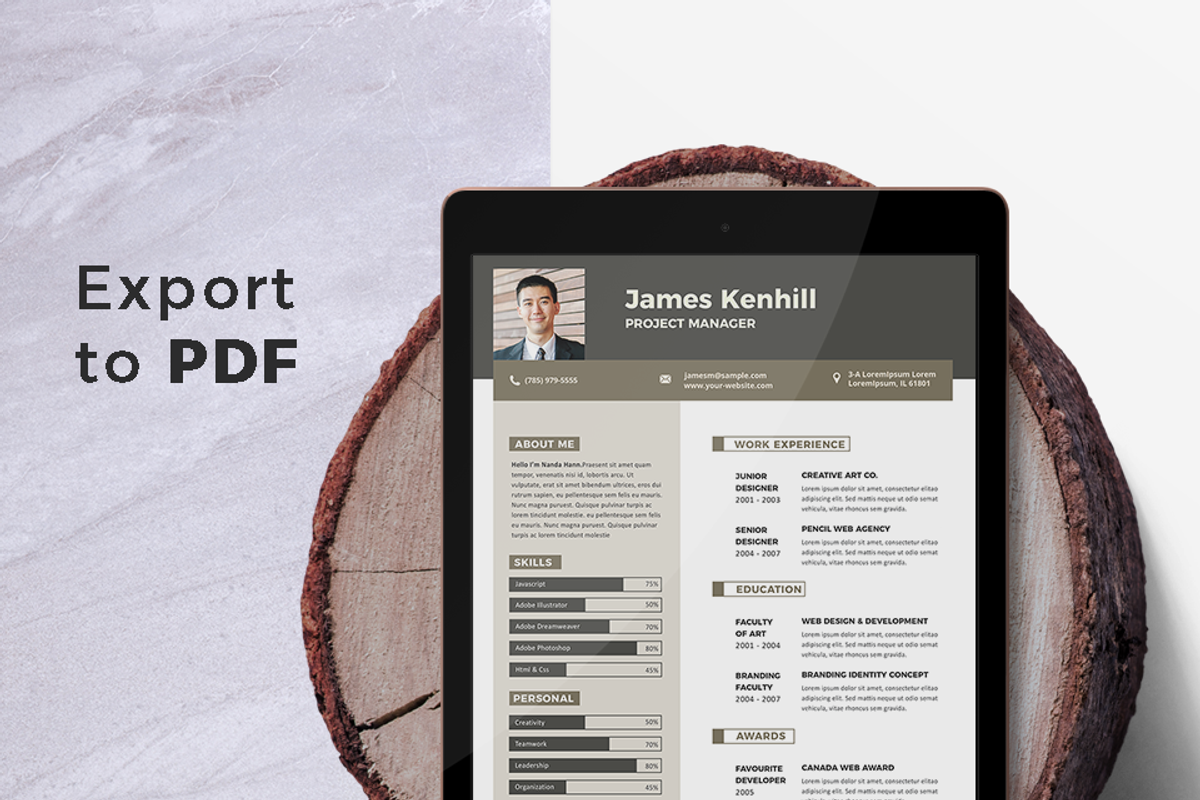 Vol.39 Resume & CV Template, a Resume Template by Hito Graphic (Photo 7 of 8)