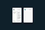 Business cards template: Multyround, a Business Card Template by Srg® (Thumbnail 1 of 4)
