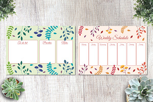 To Do List Template Floral Theme