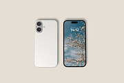 Realistic iPhone Mockup, an iPhone Mockup by ulfatunnazira (Thumbnail 3 of 7)