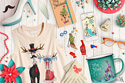 Fashion Christmas Deers Creator, an Object Graphic by Fluffy Unicorn (Thumbnail 5 of 7)