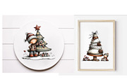 Whimsical Christmas Tree clipart, an Illustration by Designworld (Thumbnail 4 of 6)