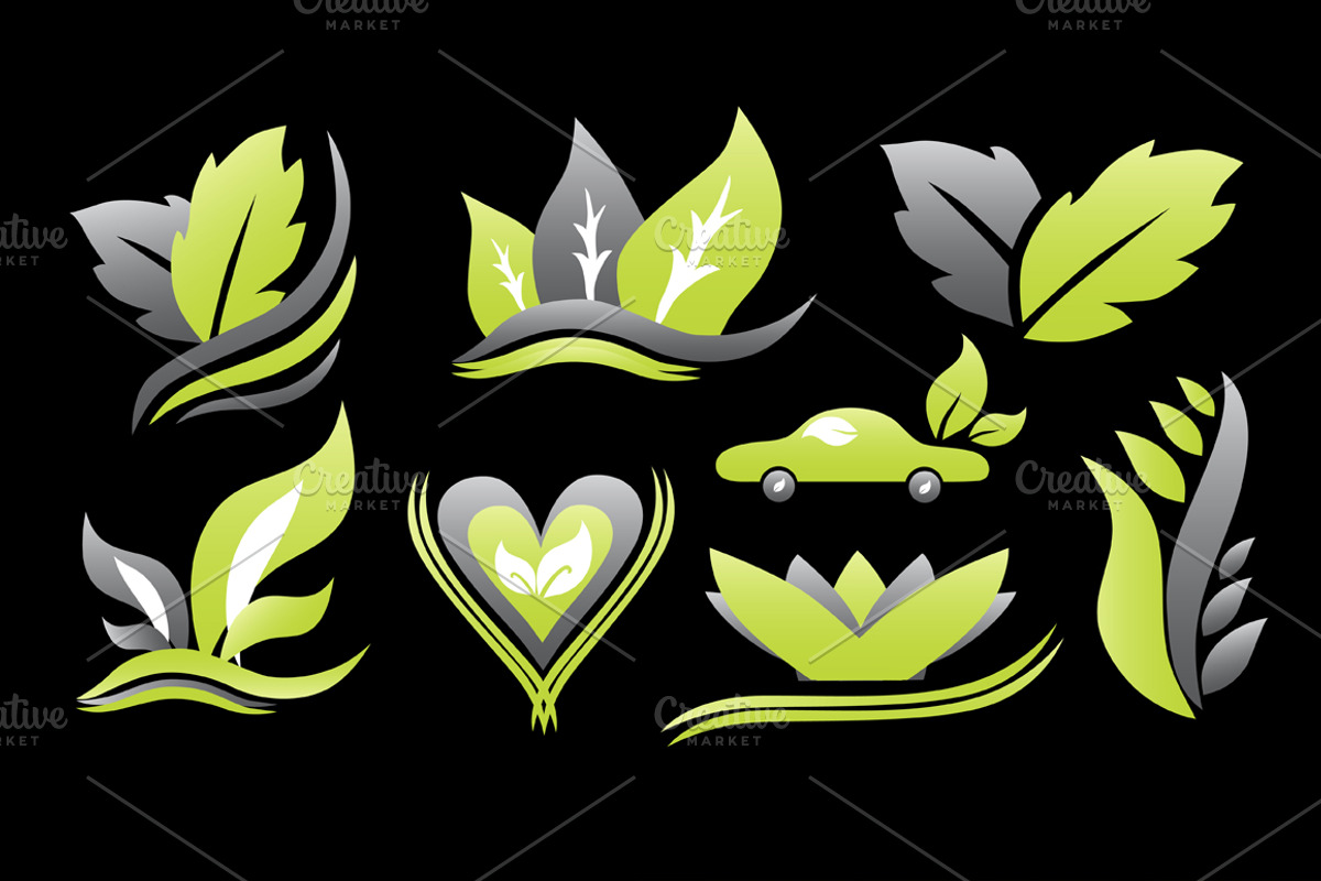 8 Nature Logos preview 2