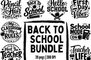Back To School PNG Bundle, an Emoji Icon by Tanya Kart (Thumbnail 1 of 9)