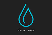 Water Drop Logo. Vector Template, a Branding & Logo Template by Magda (Thumbnail 2 of 4)
