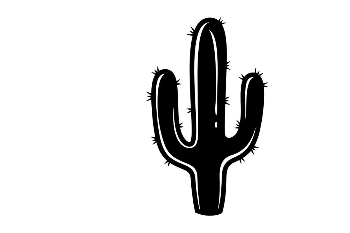 collection of desert cactus silhouet, an Illustration by Amazin_art (Photo 9 of 33)