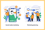 Digital Marketing Illustration Pack, a Technology Illustration by ZP Design (Thumbnail 7 of 8)