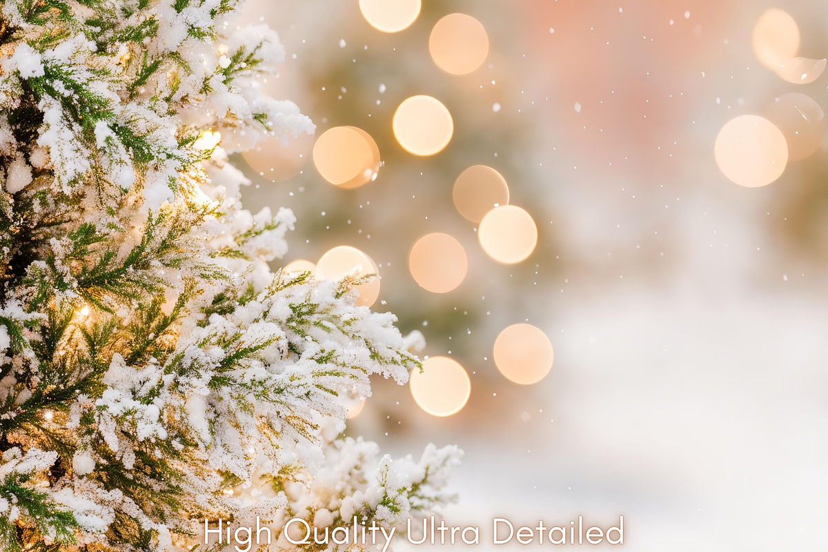 Pastel Snow Village Xmas Backdrop, a Background Photo by Winwin Design Art (Photo 2 of 8)