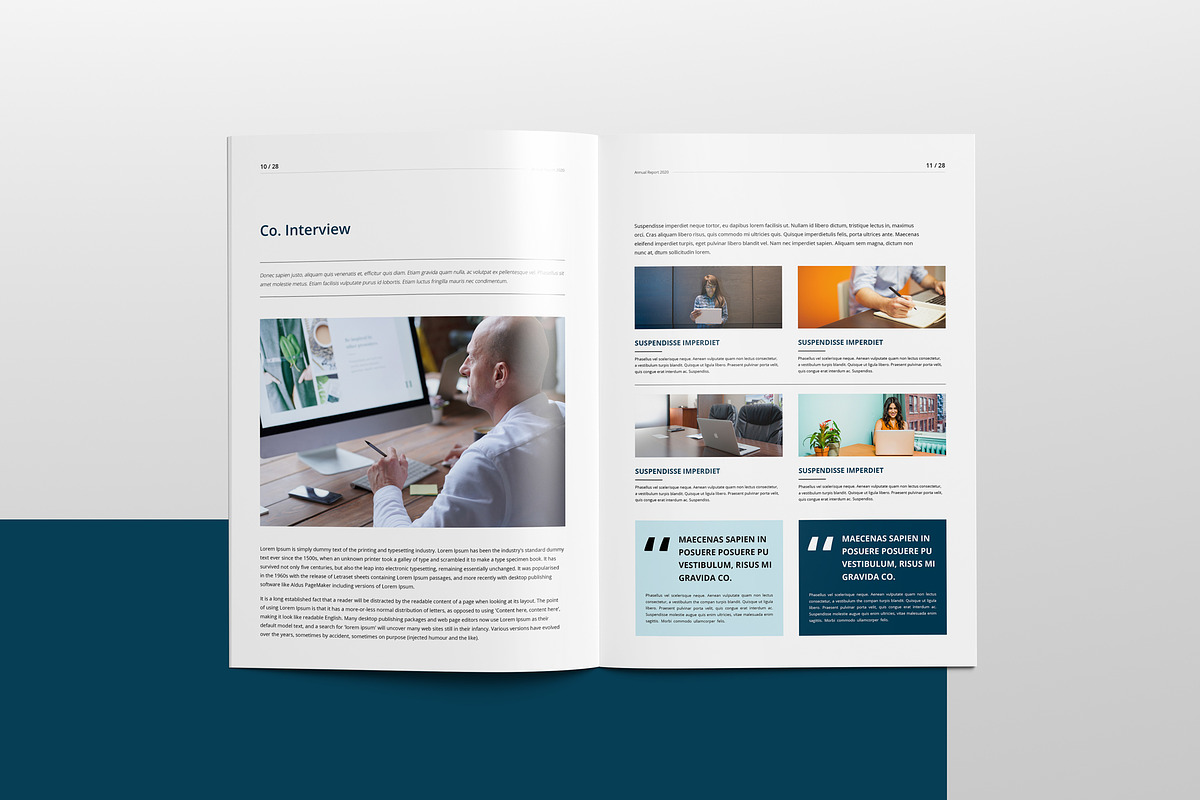 Annual Report 2023 | 28 Pages, a Brochure Template by Pro-Gh (Photo 6 of 14)