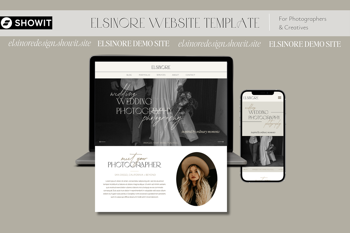 Elsinore | Showit Website Template, a Websites & App Template by Studio Annie Louise (Photo 1 of 8)