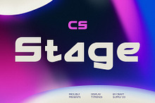 CS Stage – Futuristic Font