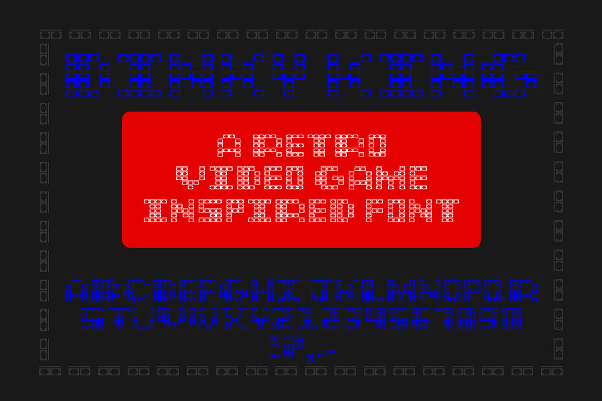 Dinky King - Retro Video Game Font, a Font by Texture Pics