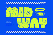 CS Midway Stamp, a Sans Serif Font by Craft Supply Co. (Thumbnail 1 of 8)