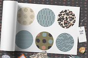 Neutral Hand Drawn Patterns Bundle, a Pattern Graphic by WBS Design (Thumbnail 2 of 2)