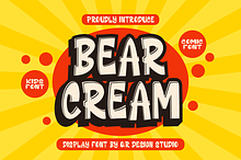Bear Cream - Display Font