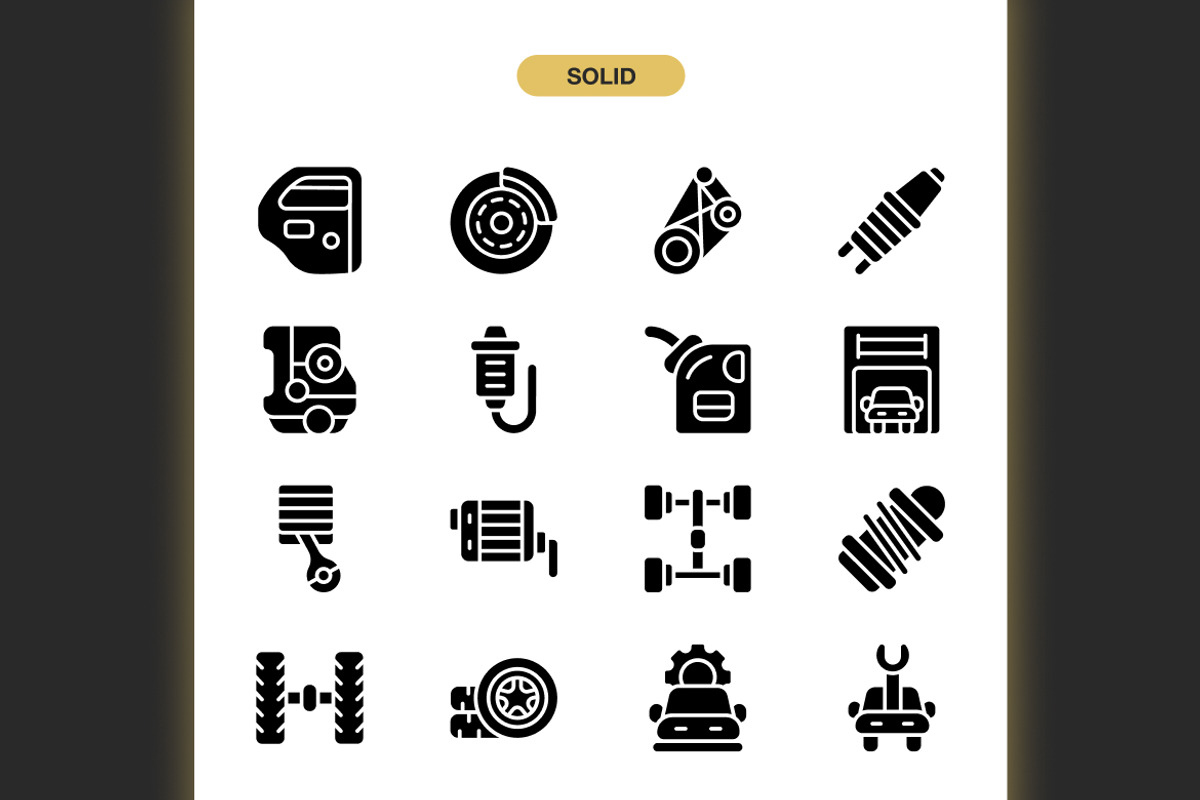 Vehicle Service Icons, an Icon by Spacepixel Creative (Photo 3 of 3)