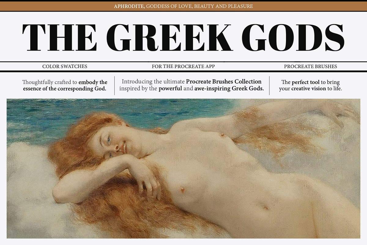 Aphrodite Procreate Kit, a Brush Add-On by Digi Life (Photo 1 of 8)