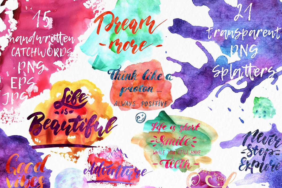 Big Watercolor Touch Kit preview 5