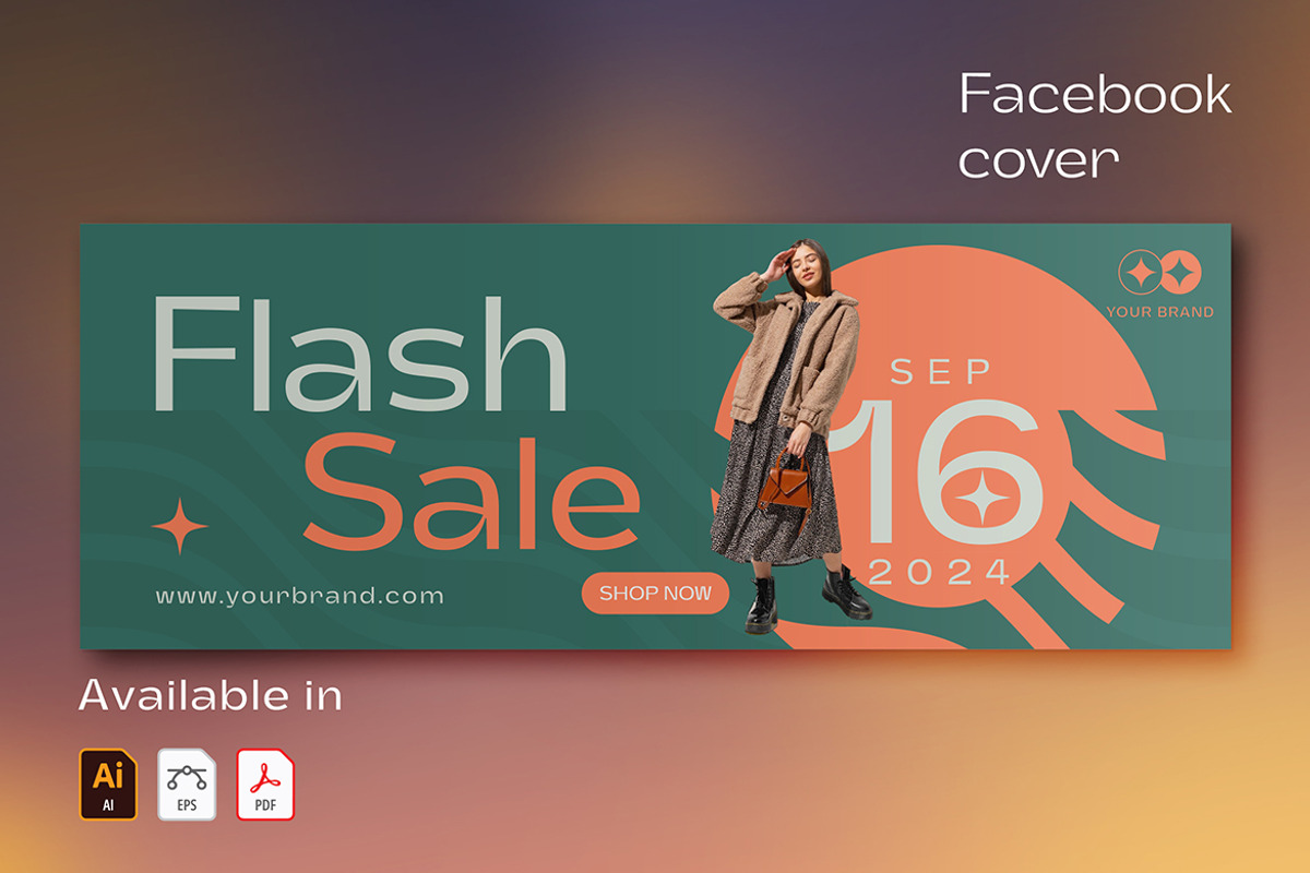 Facebook Cover Ecommerce 1, a Social Media Template by FathurFateh (Photo 2 of 3)
