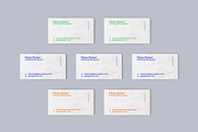 Business Card MockUp GigaPack, a Print Template by coloformia (Thumbnail 11 of 30)
