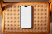Vintage Chair Top iPhone Mockup, an iPhone Mockup by Templeste (Thumbnail 3 of 3)
