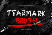 Tearmark Brush – Bold Grunge Brush, a Handwritten Font by idealistudio (Thumbnail 1 of 6)